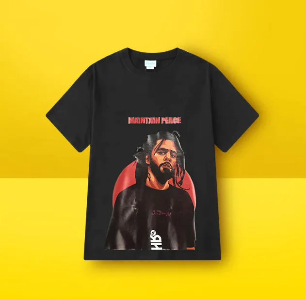 100% Cotton Hip-Hop Style T-Shirt
