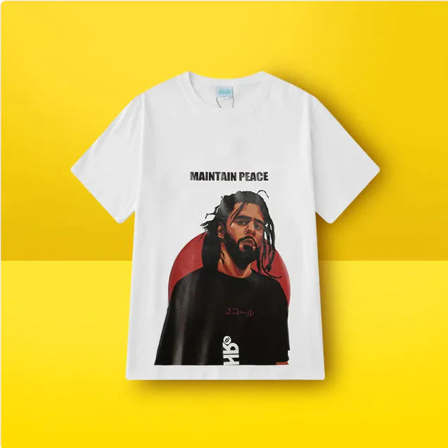 100% Cotton Hip-Hop Style T-Shirt